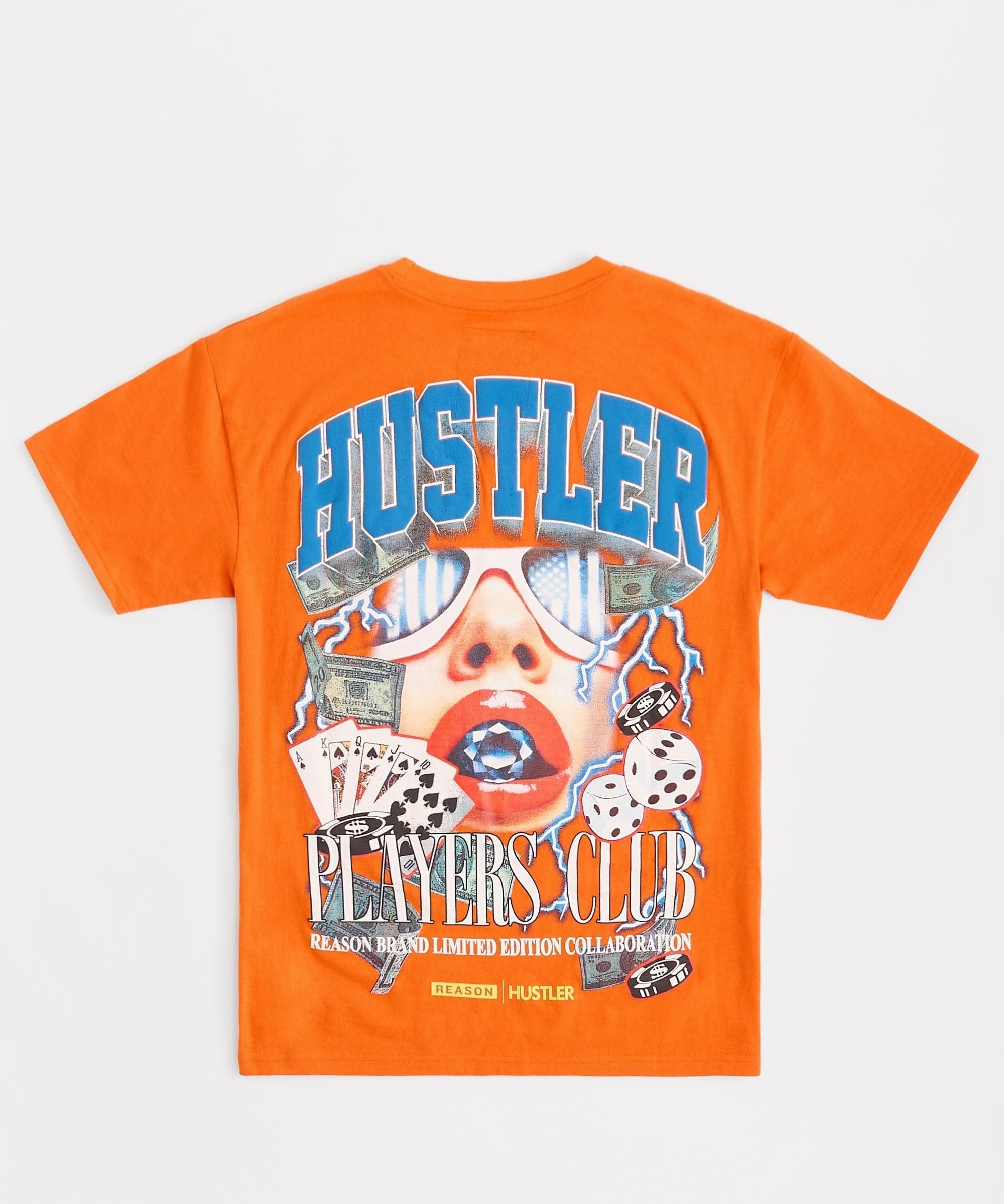 Stretch Technology Hustler Players Club Short Sleeve Tee - Salmon