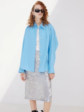 SoftBrushed Cotton Blend Poplin Shirt