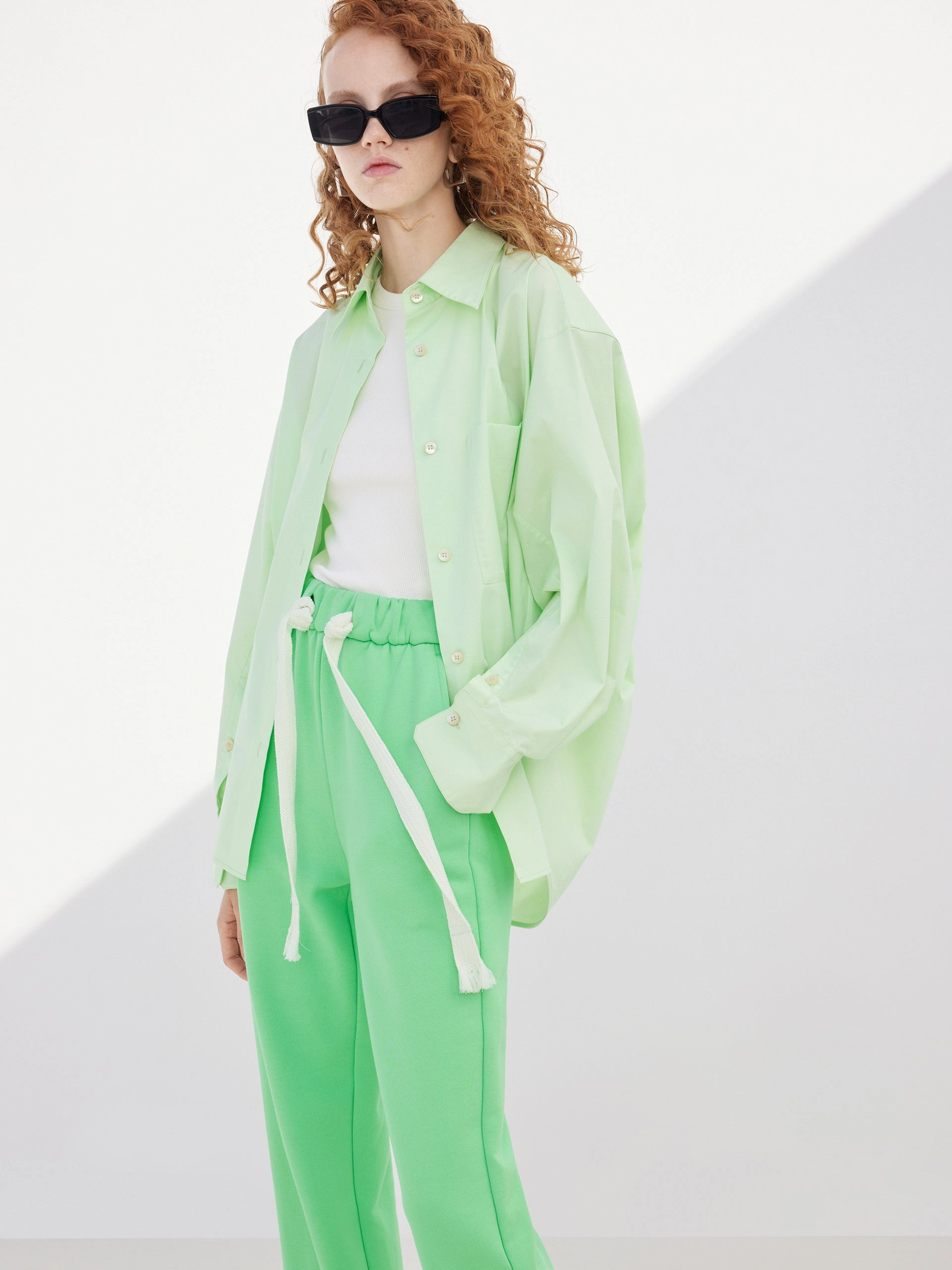 Cotton Blend Poplin Shirt Reinforced Shoulders