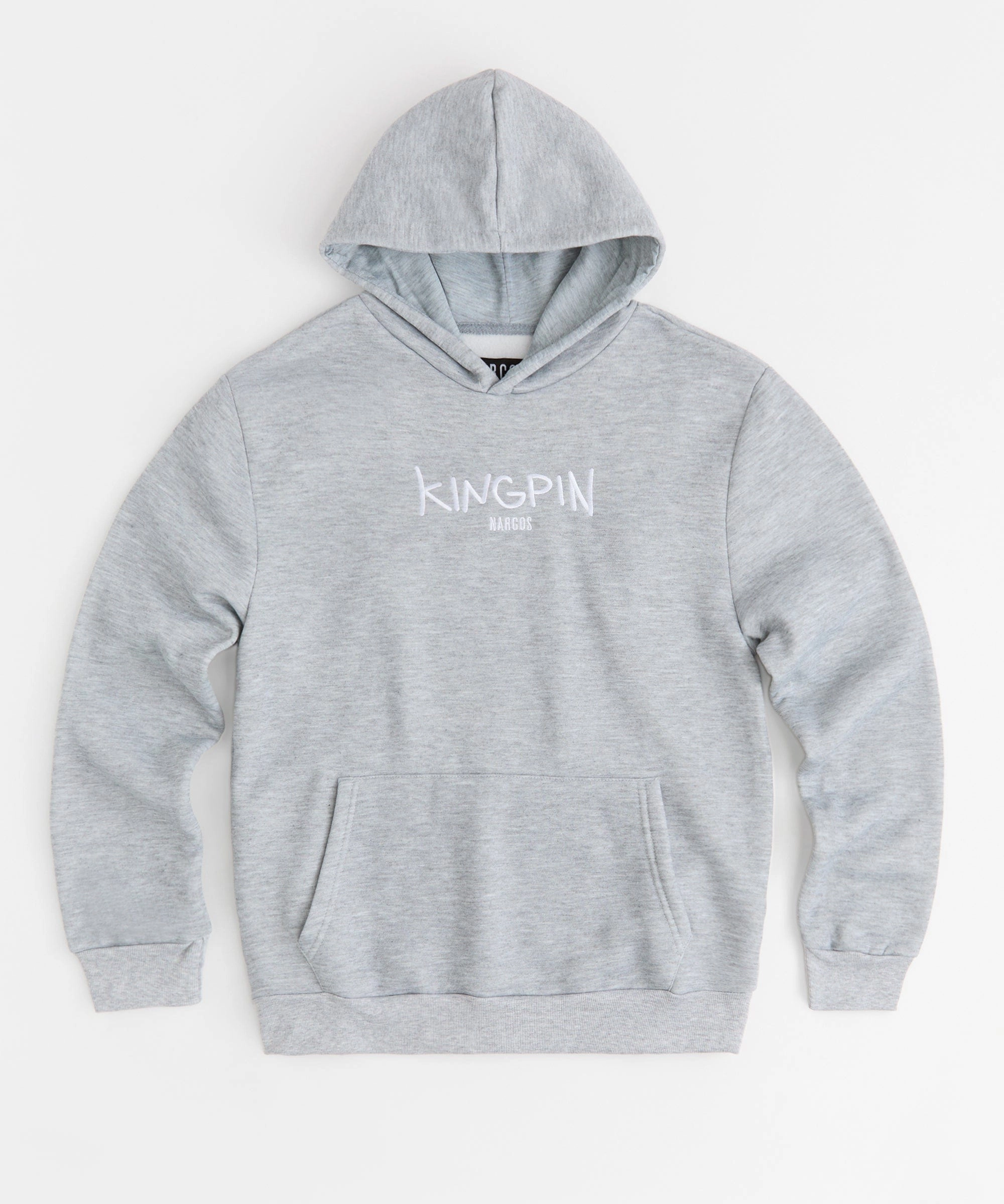Narcos Kingpin Fleece Hoodie - Grey ClassicCrewNeck