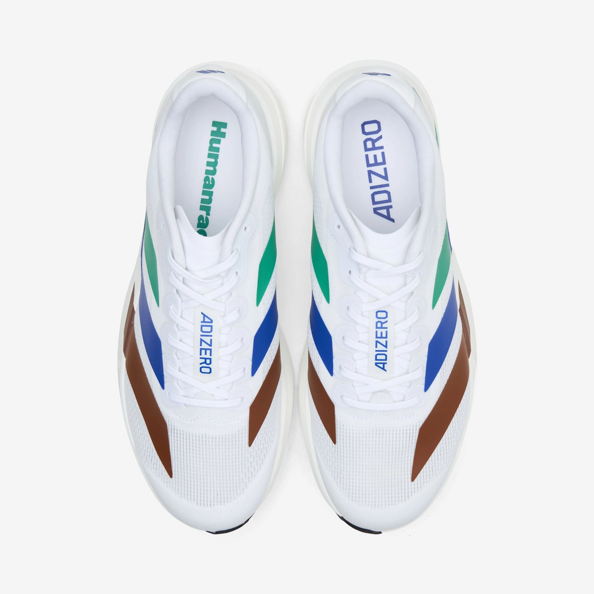 Non Slip Inner Sock adidas x Pharrell Humanrace Adizero EVO SL Footwear White / Semi Court Green - Semi Lucid Blue
