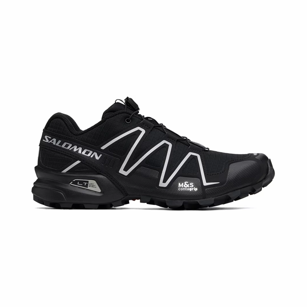 Black Speedcross 3 Sneakers Travel Essential perforated upper
