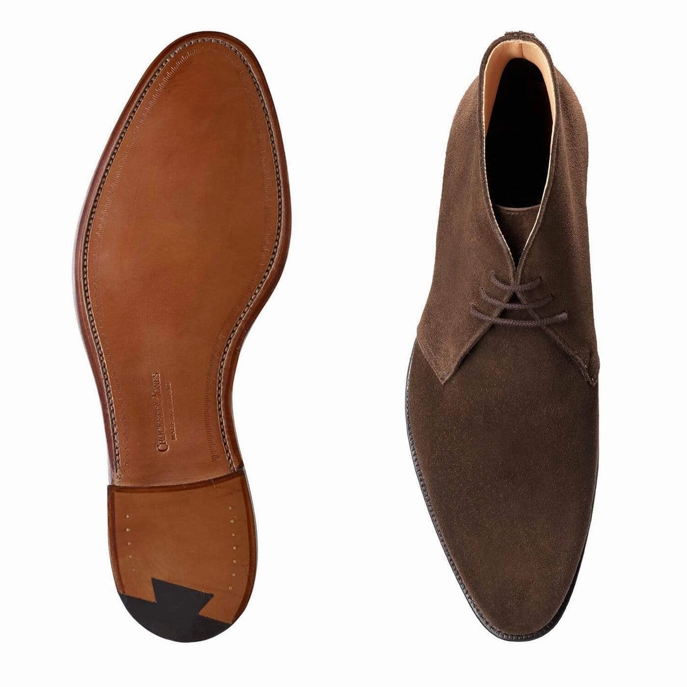 Ealing Dark Brown Suede Non Compression Fit Cold   Resistant