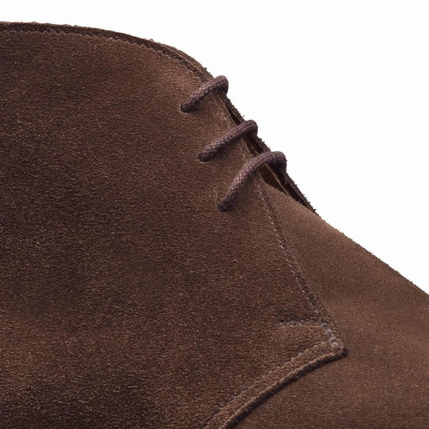 Ealing Dark Brown Suede Tread Pattern