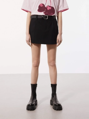 Include Belt Mini Skirt Performance Support