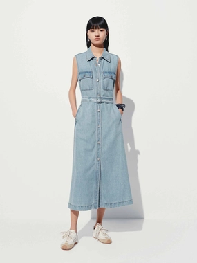 Clean Style Include Belted Midi Dress