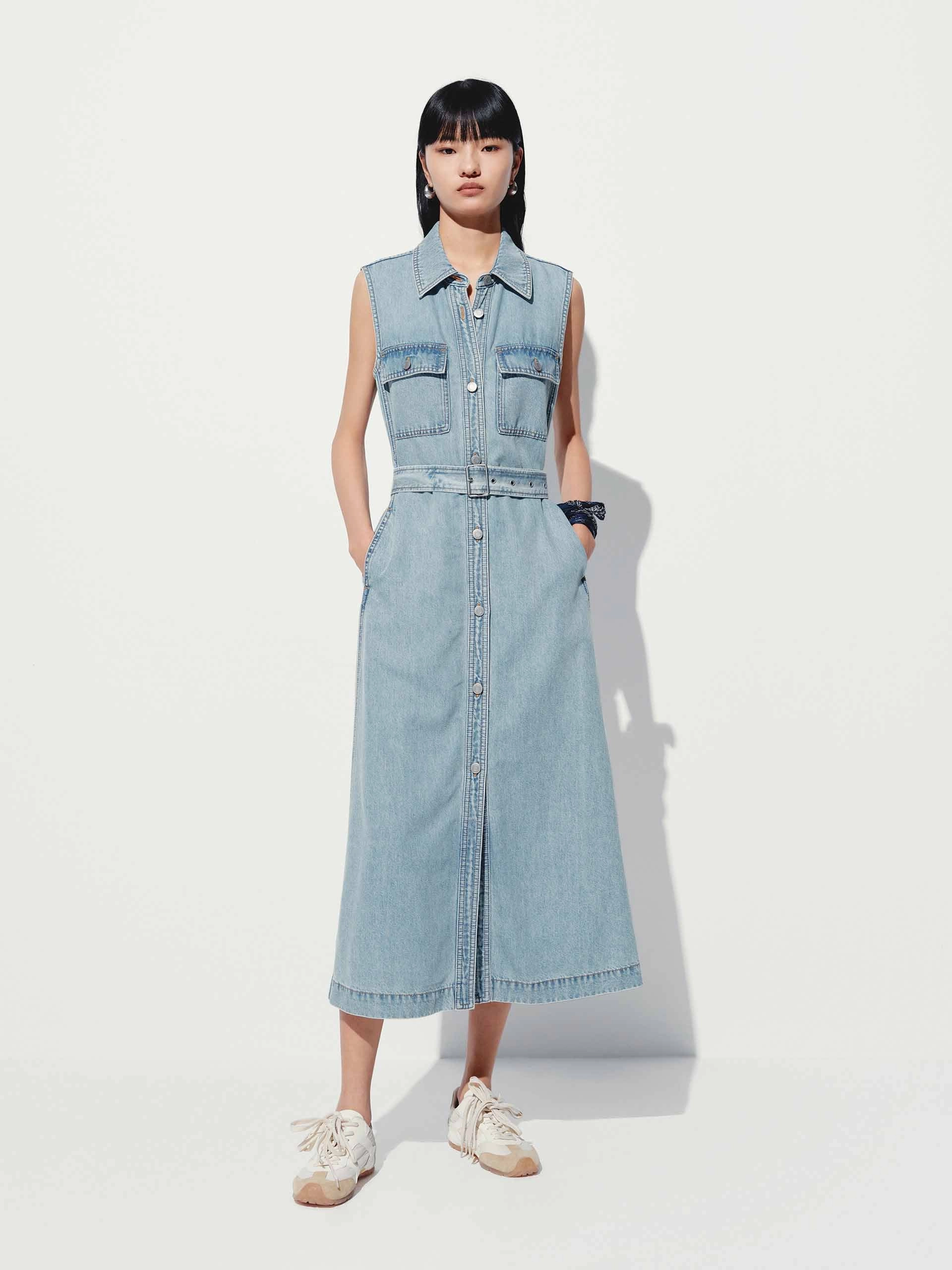 Include Belted Midi Dress Everyday Ready