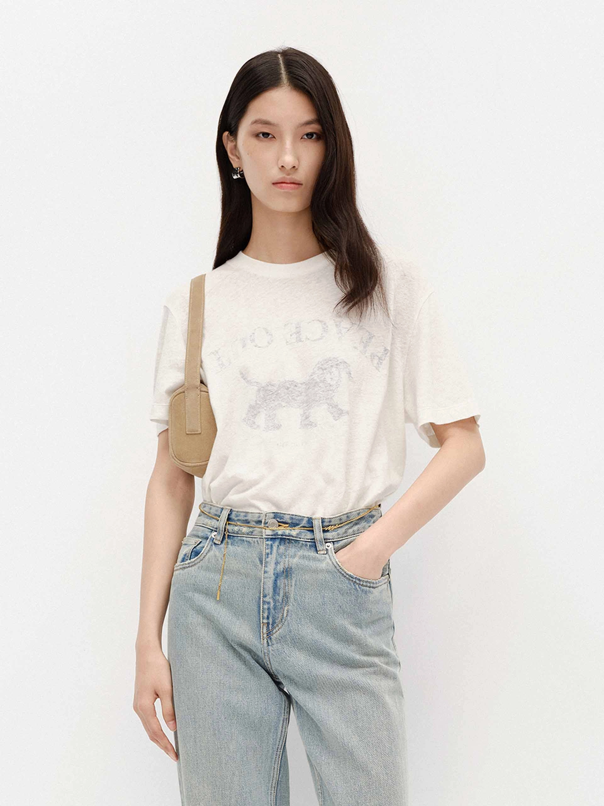 Include Linen Loose T-shirt Casual Tee