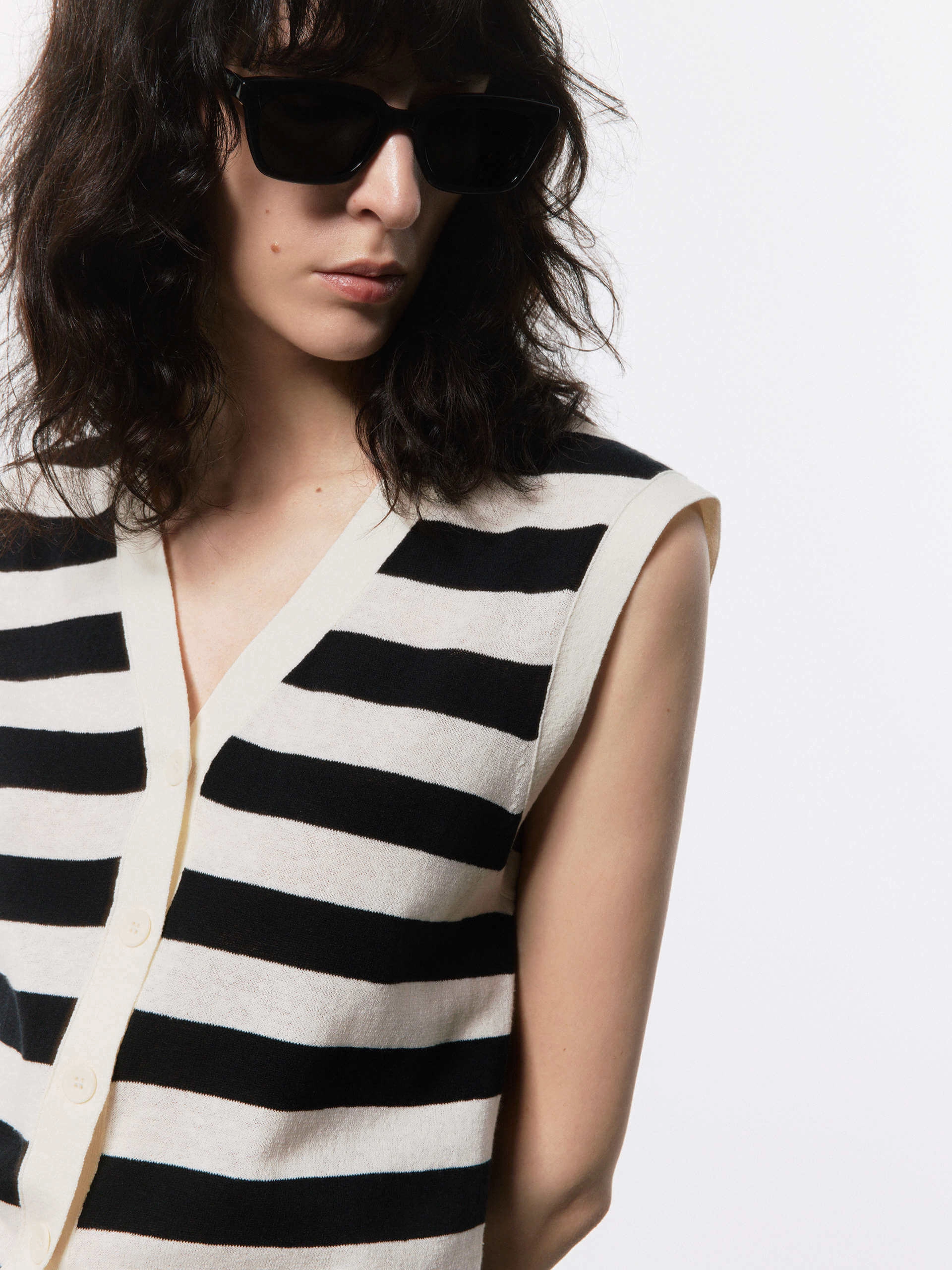 QuickDry Performance Include Linen Striped Vest