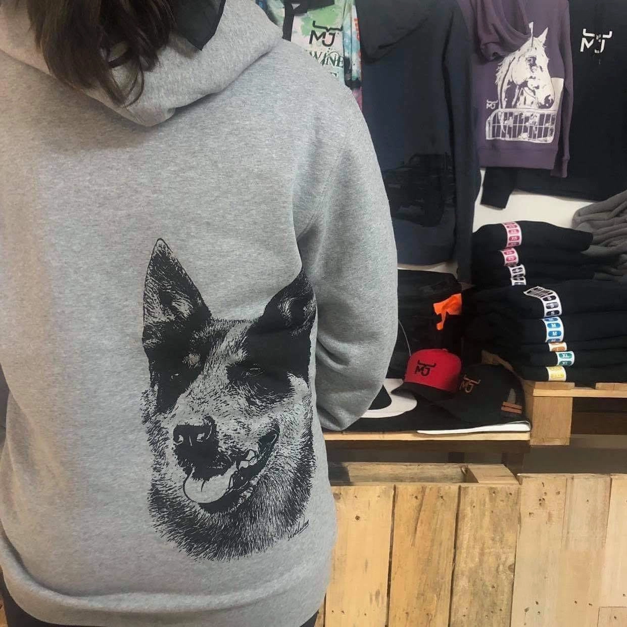 'The One' MJ Cattle Dog Hoodie Fit For Travel Moisture Wicking Lining