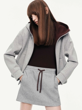 Clean Street Look Workday Ready Hooded Zipper Jacket