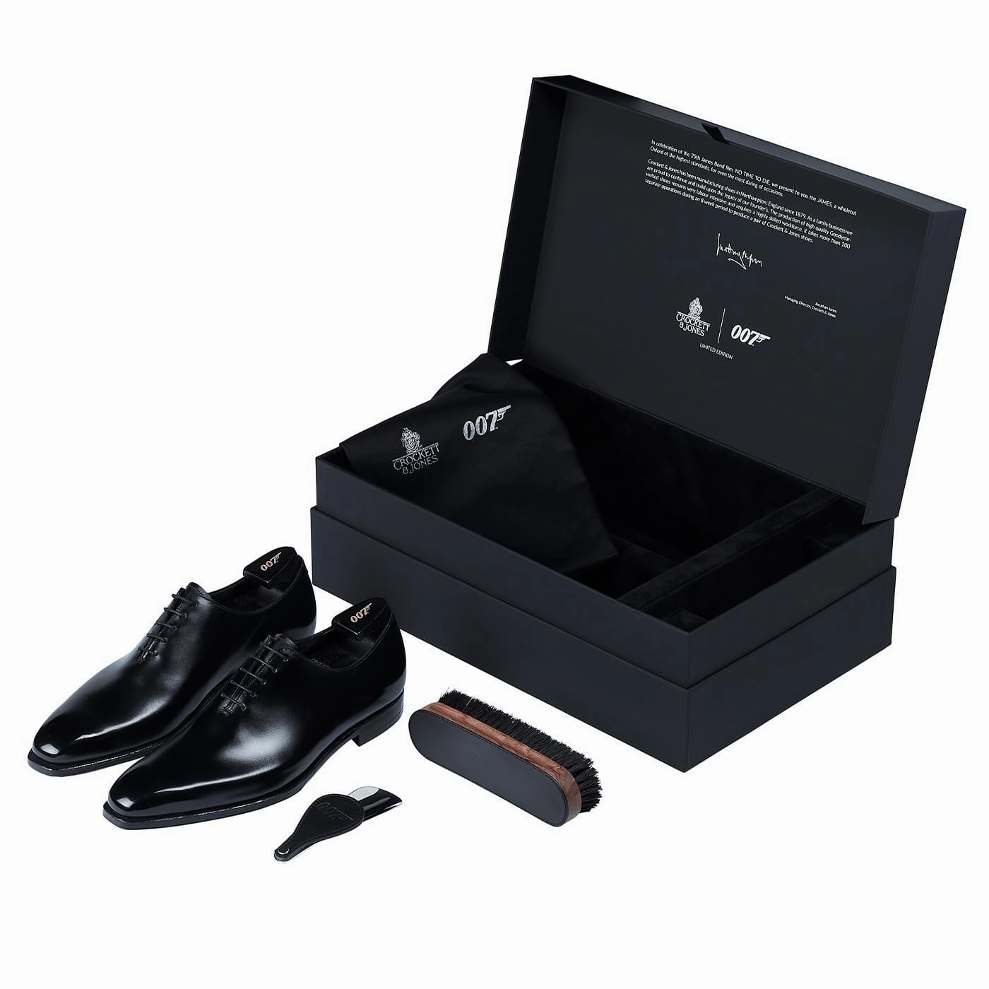 Modern Comfort Luxury Design James Black Calf