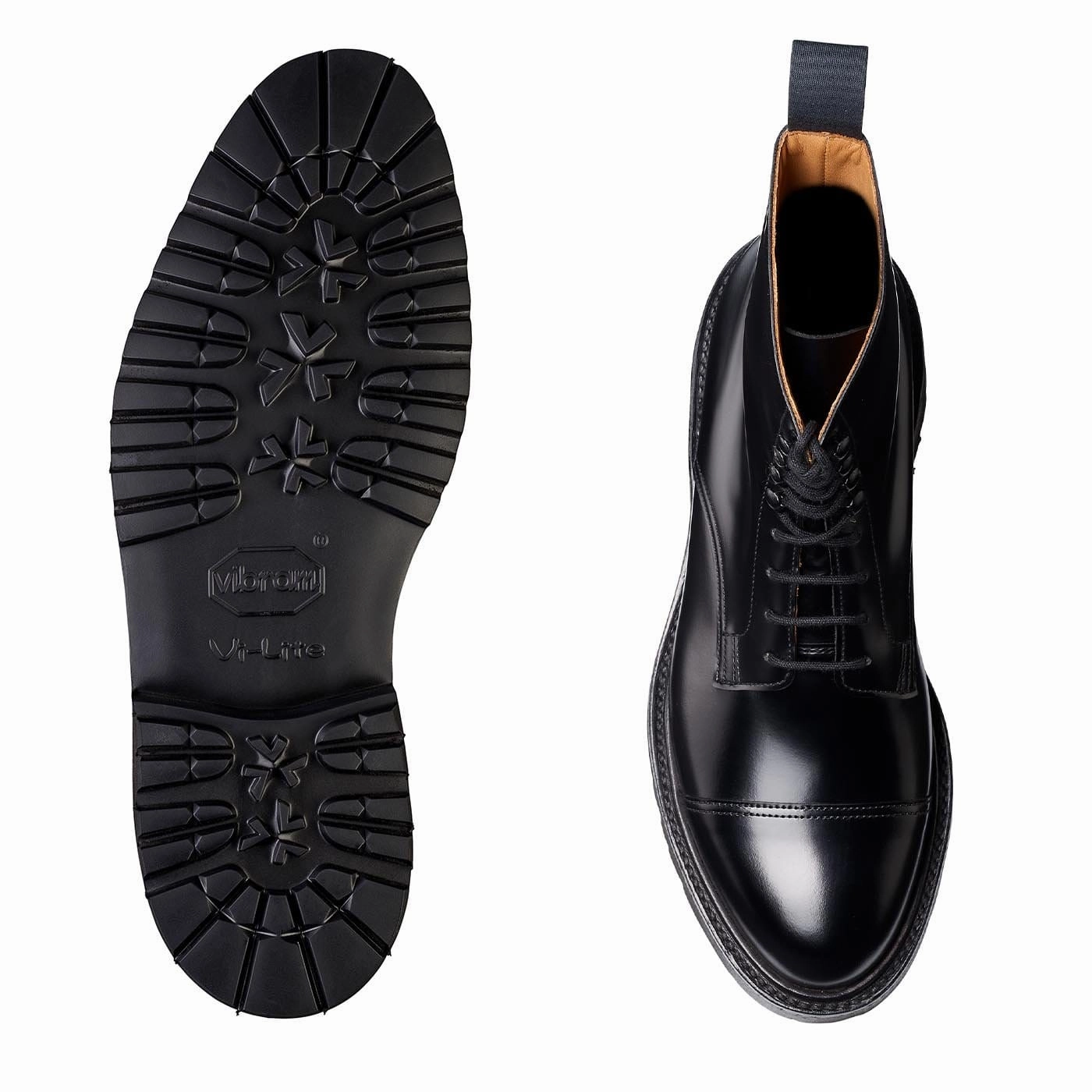 Jane Black Cavalry Calf Run Errand Padded Collar Lining