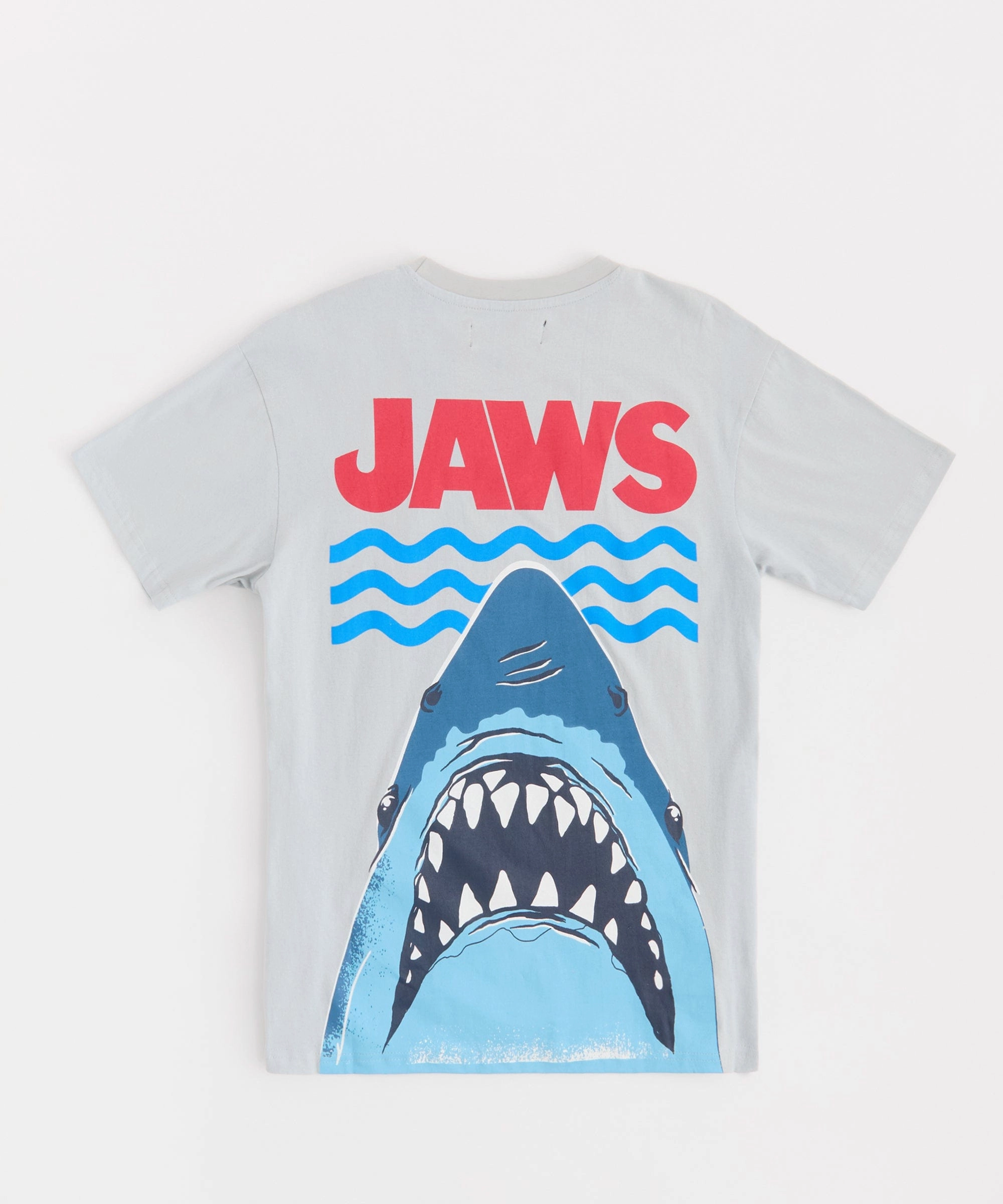 Jaws Waves Short Sleeve Tee - Light Blue Bluesign Approved Material