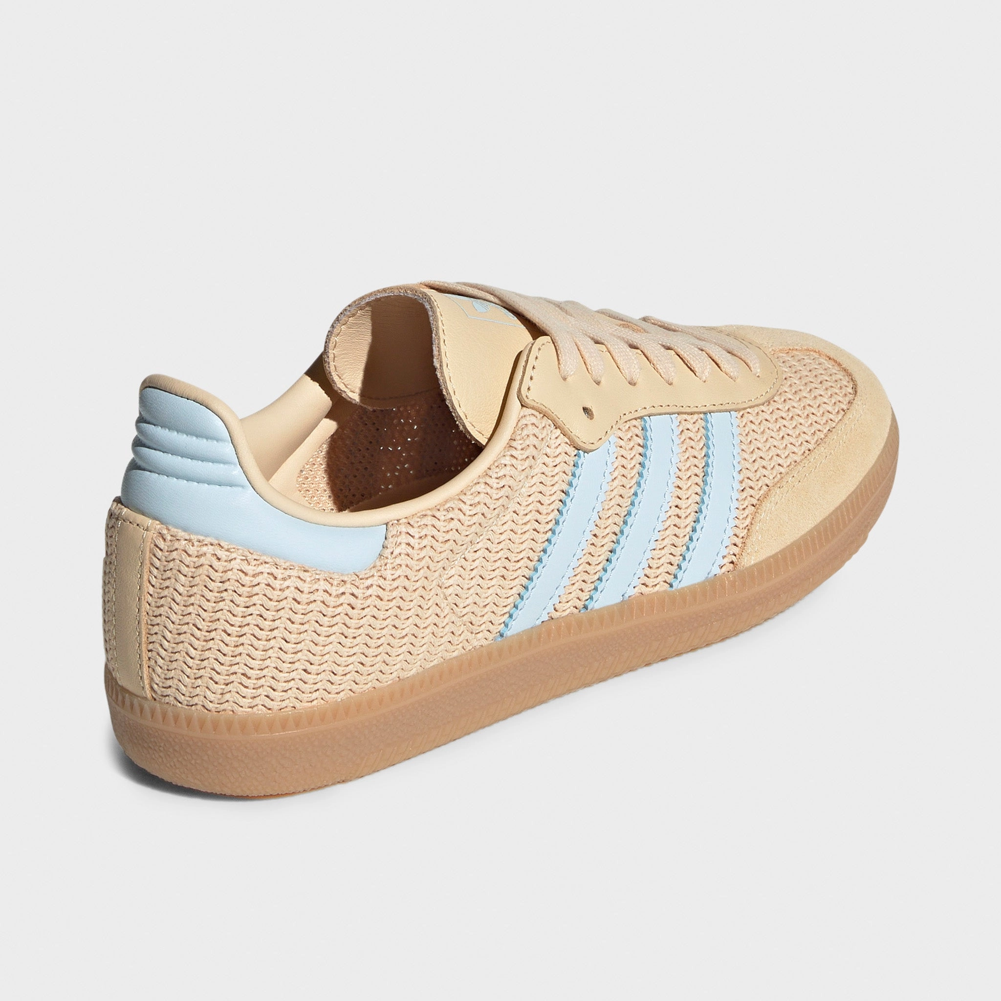 Classy Fit Light   Reflective adidas Women's Samba OG Sand Strata - Sky Tint
