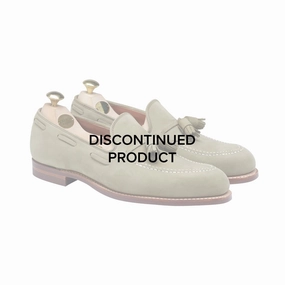 Jersey Sage Green Nubuck Suede Loafers