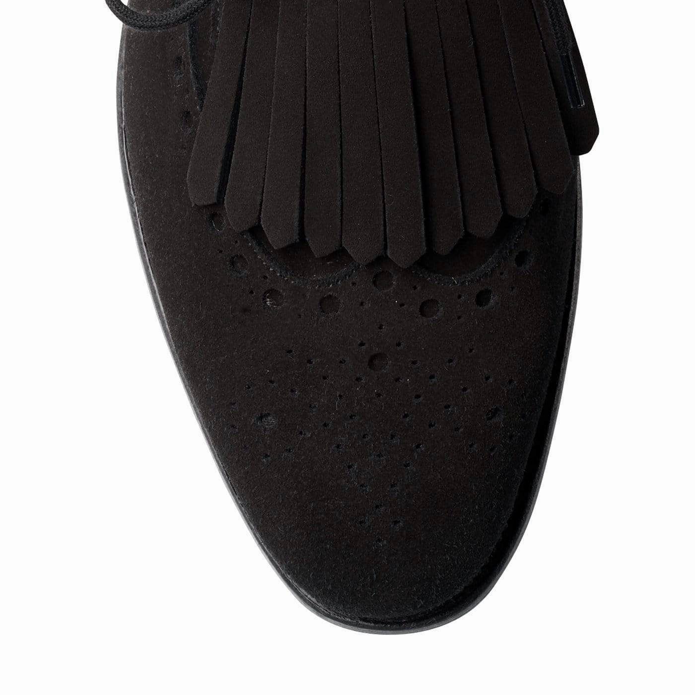 Simple Form Jessica Black Calf Suede