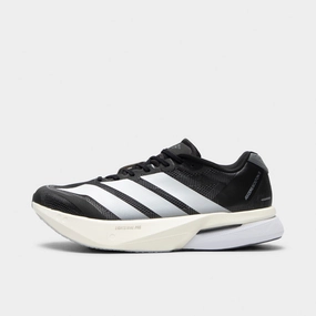 Compression Molded Grip Tread Pattern adidas Adizero Boston 13 Black / White - Grey