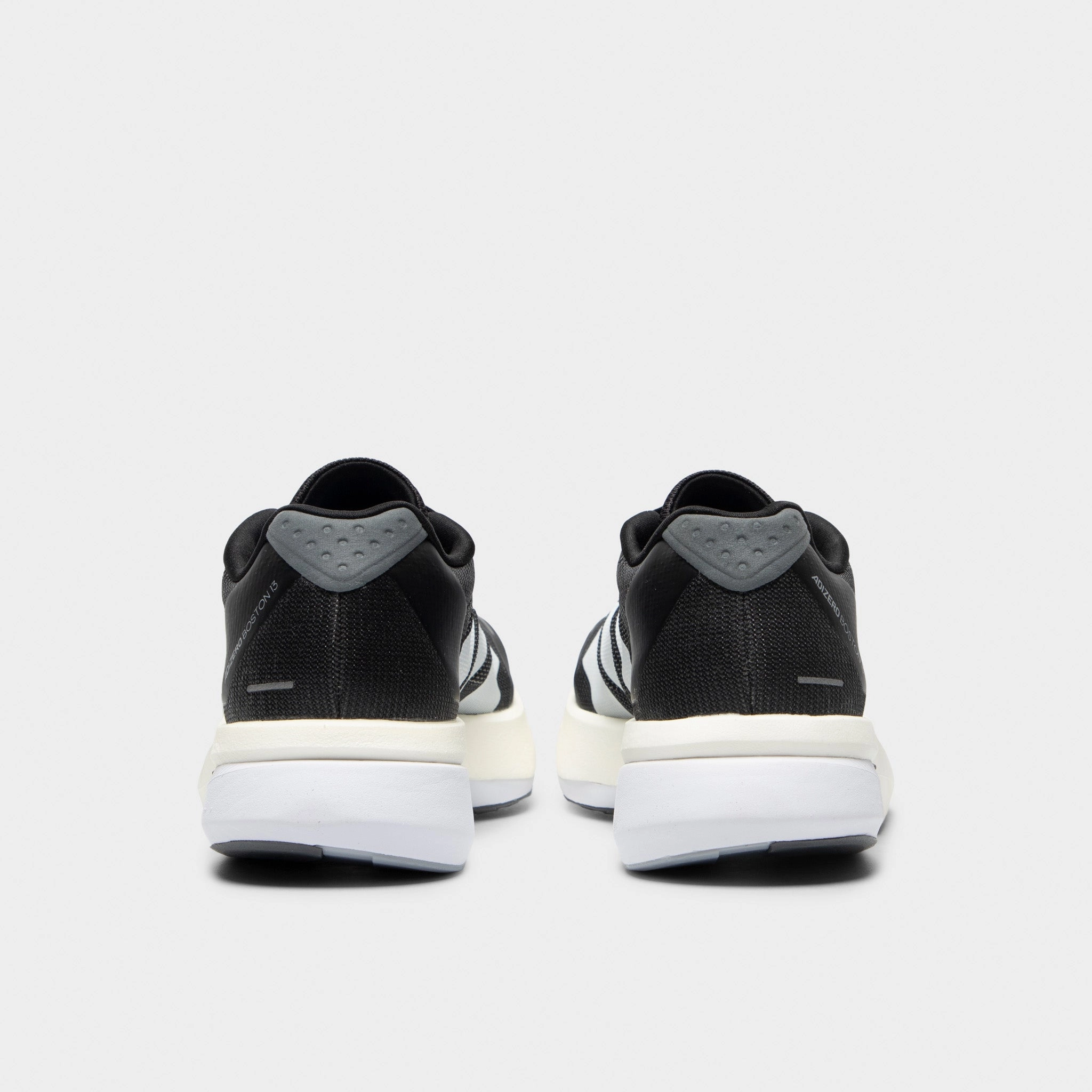 Elegant shock absorption adidas Adizero Boston 13 Black / White - Grey