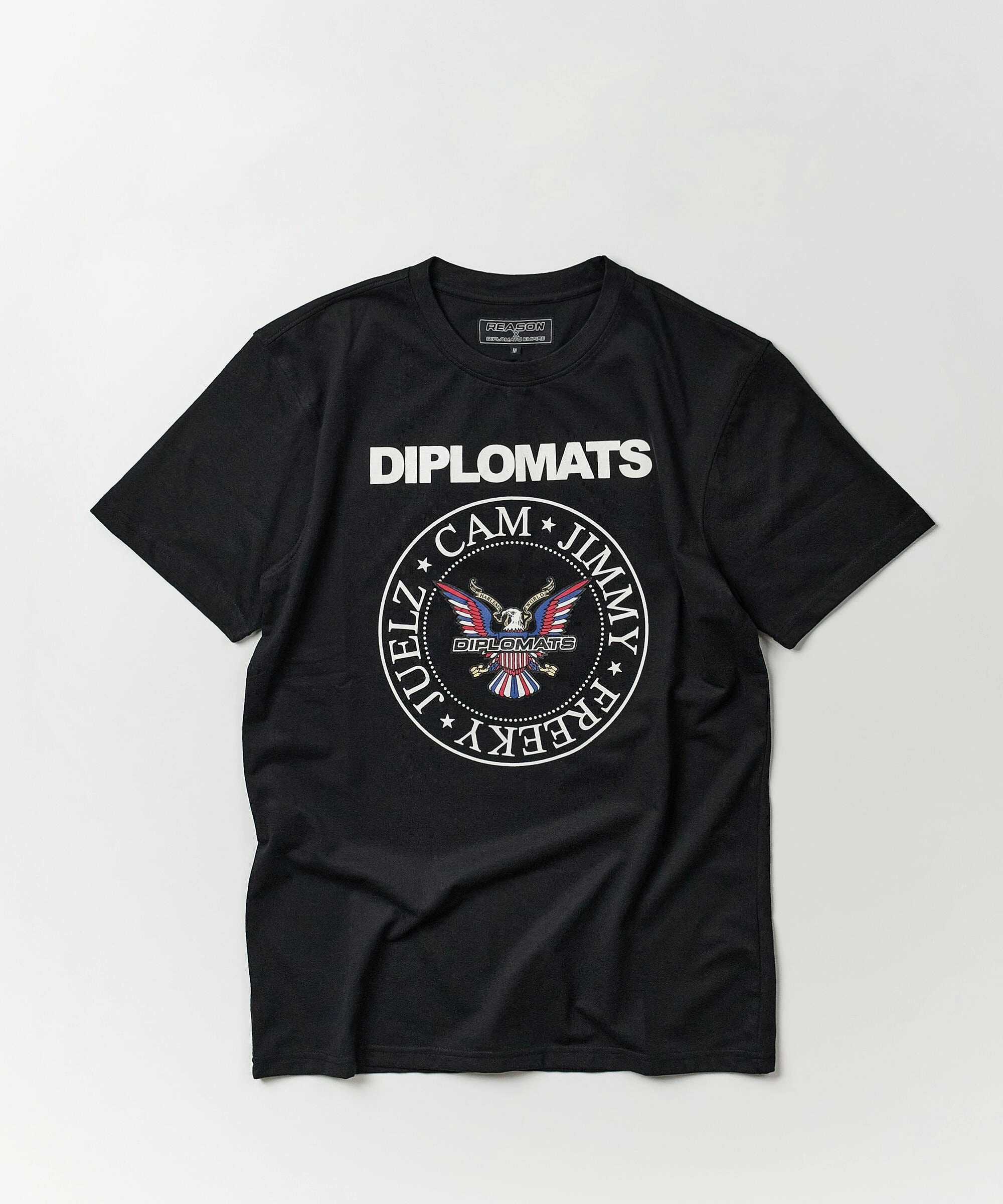 Trendy Look Rolled Hem Finish Jimmy Short Sleeve Tee - Black
