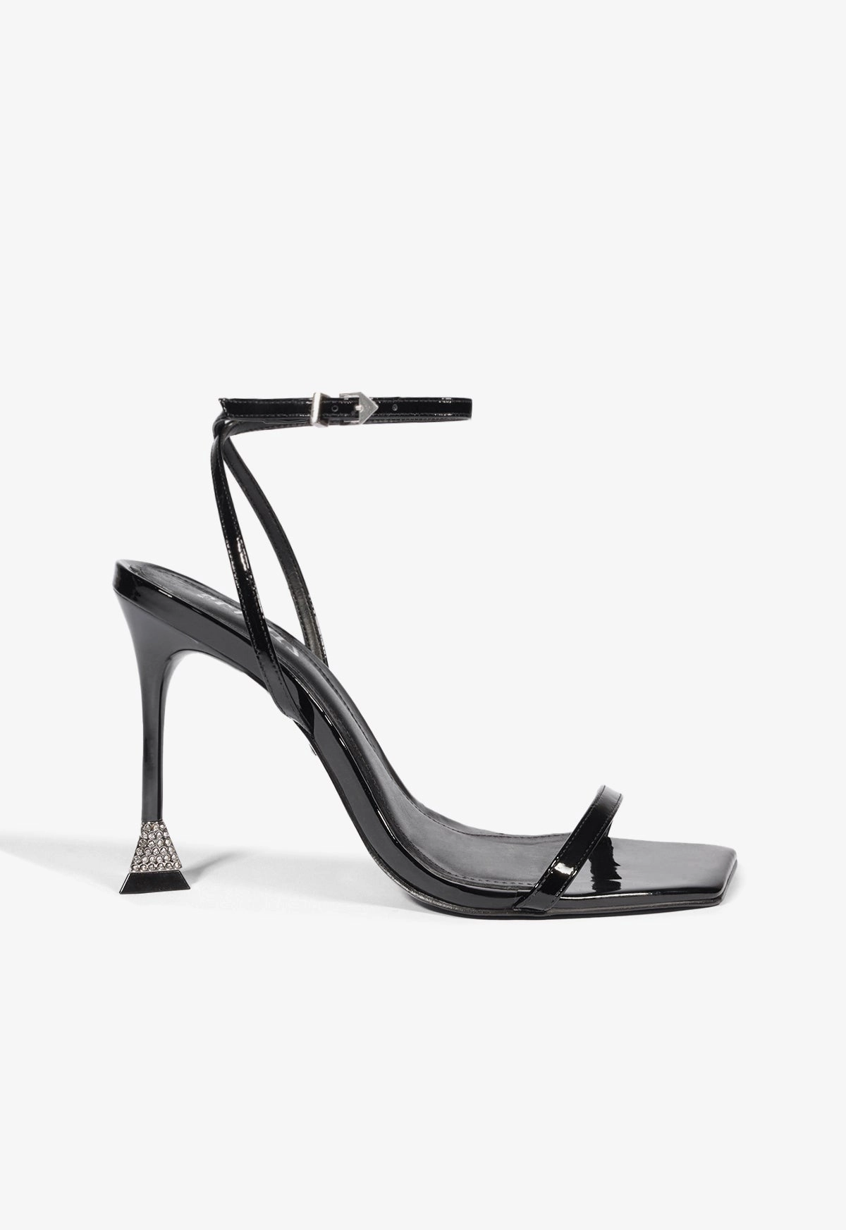 Joanna Patent Leather Sandal Hypoallergenic Lining Anti Slip Tread