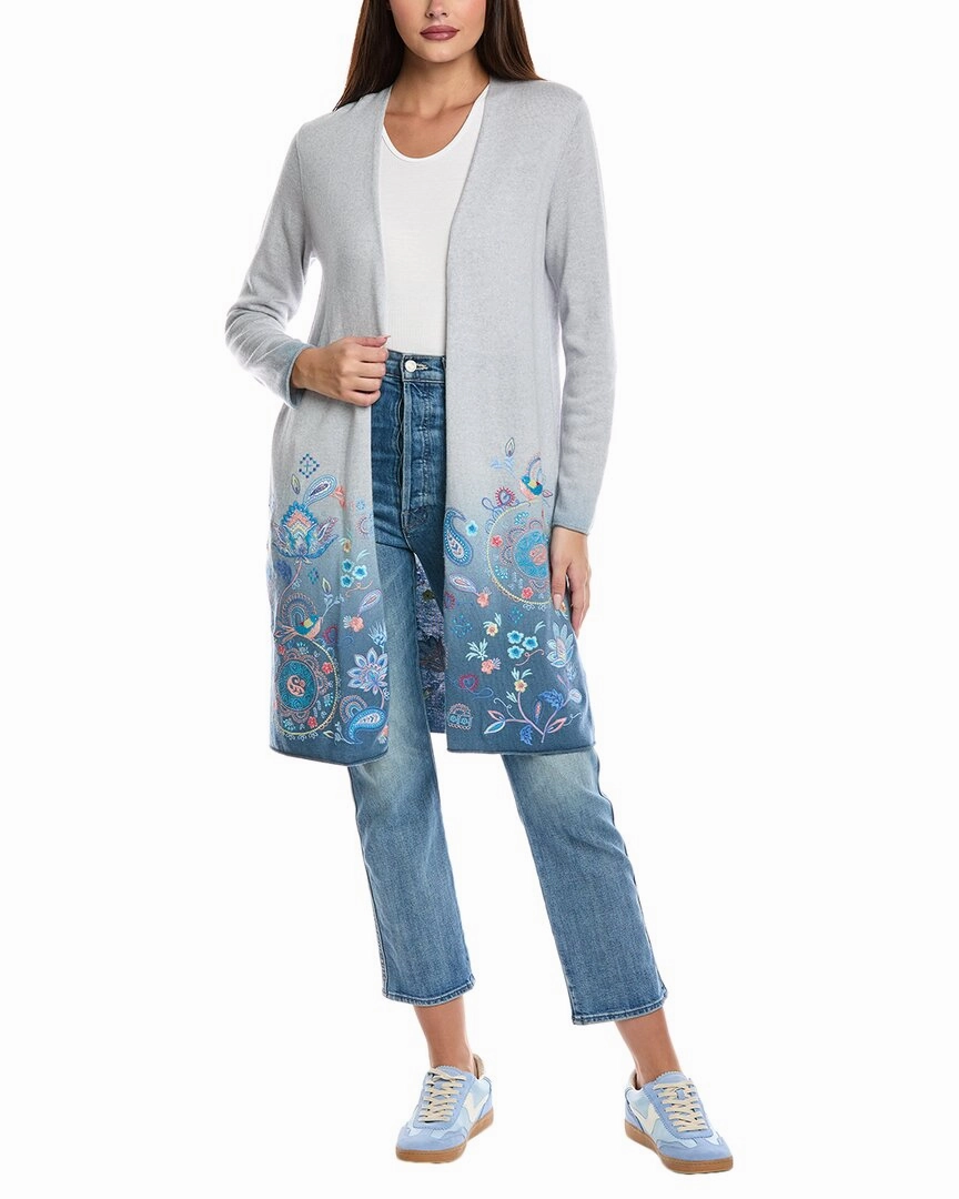 Johnny Was The Long Midi Wool Cardigan Basic Must-Have Effortless Comfort