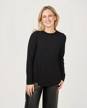 Breathable Linen Blend Non Irritating Seam Finish Jovie Top