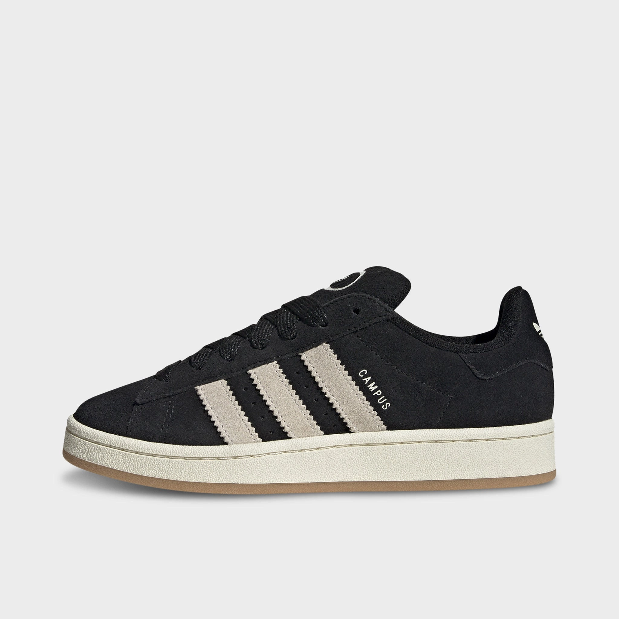 Reinforced Heel Cap Neutral Stance adidas Women's Campus 00s Core Black / Cream White - Wonder White