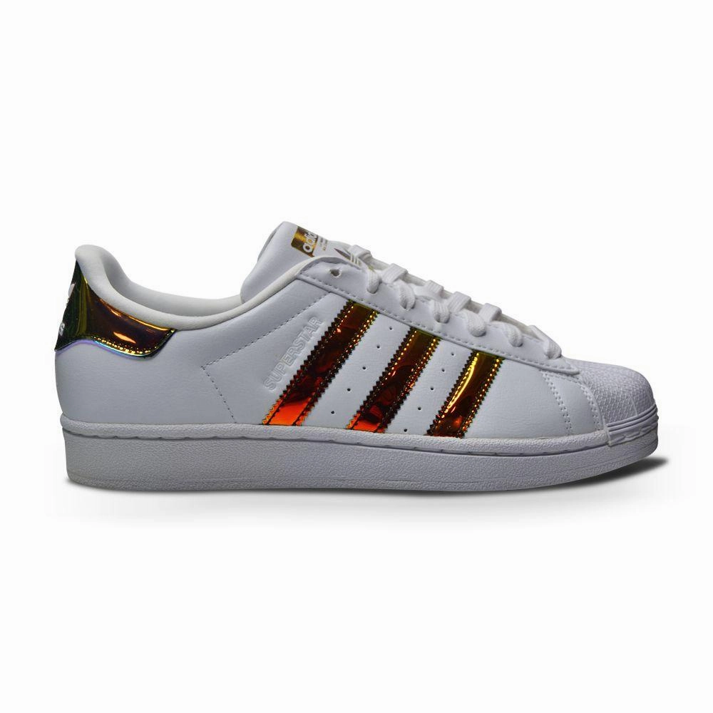 Juniors Adidas Superstar J - CP9837 - White Gold Stylish Wear