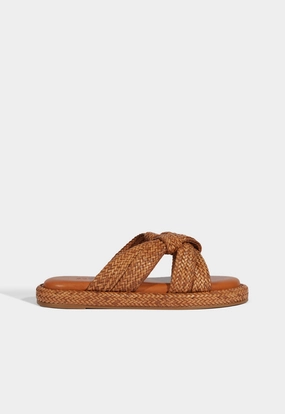 Smooth Finish Lace Touch Kali Brown Sporty Sandal