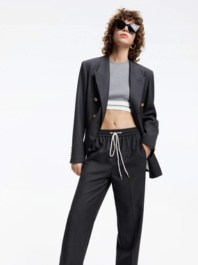 Multi Purpose Loops Double Breasted Tailored Blazer