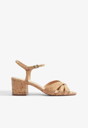 Keefa Mid Block Sandal Zero Drop Platform Autumn Breeze