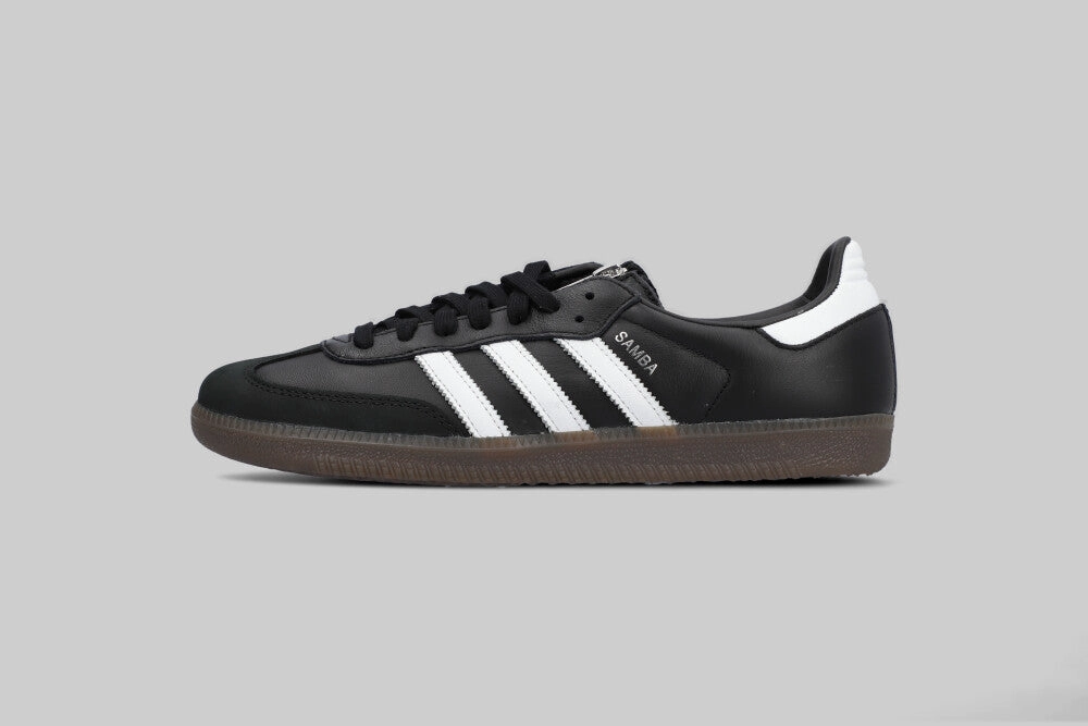 adidas Samba OG x Jeremy Scott 'Core Black' Morning Walk Weatherproof Stitching