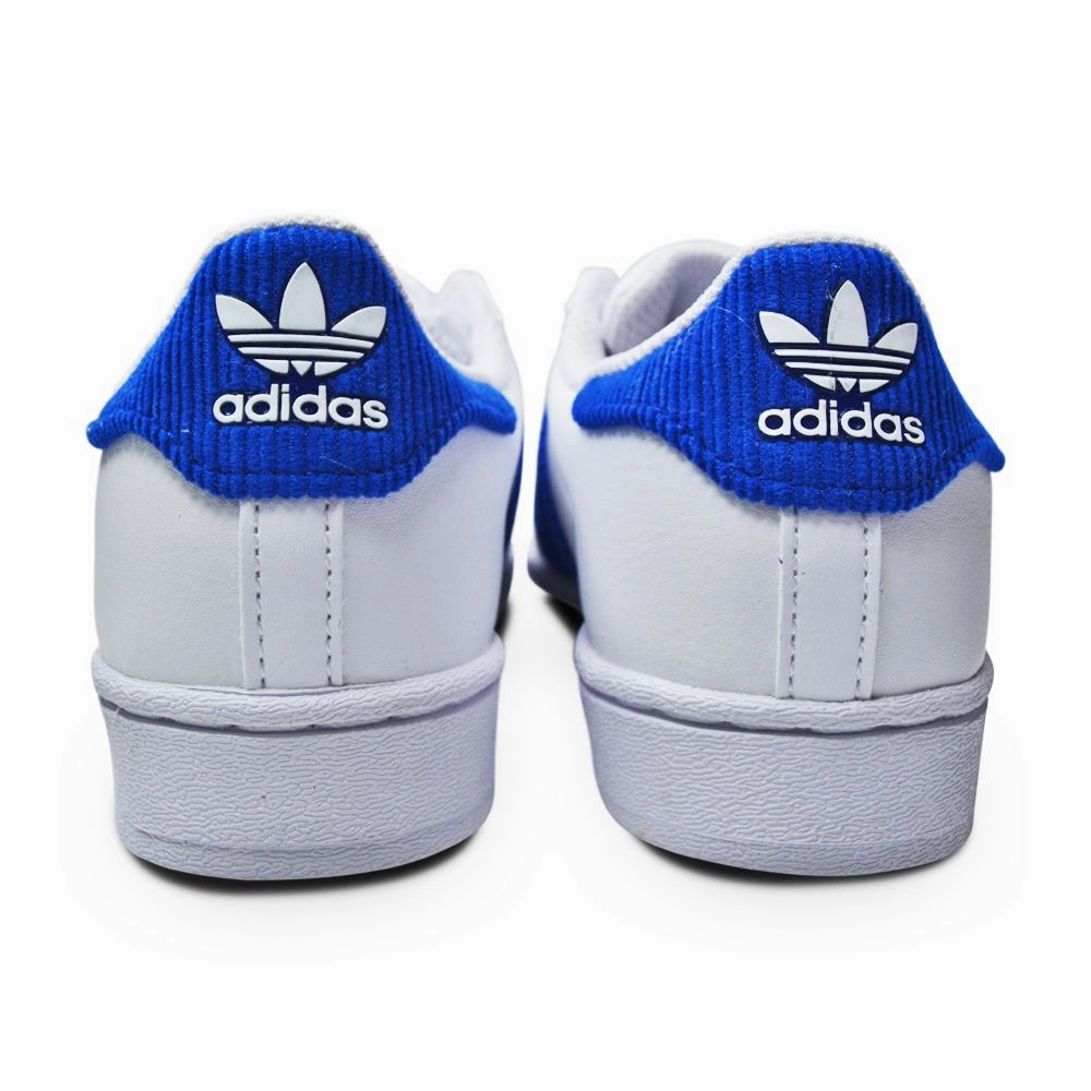 Kids Adidas Superstar C - GV7952 - White Blue White Hyper Compression Foam
