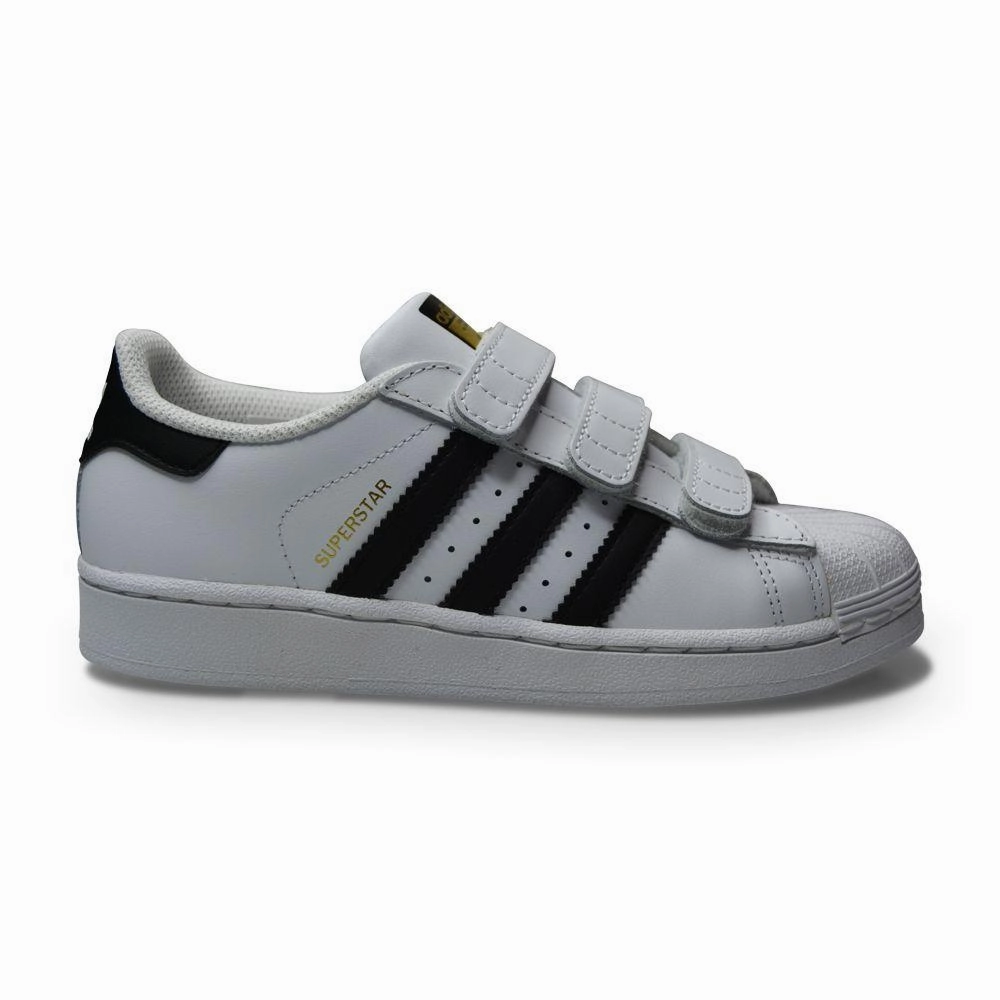 Kids Adidas Superstar CF C - B26070 - White Black Essential Fit