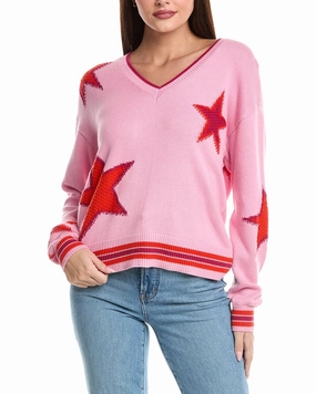 Moisture Wicking Knit WISPR Sana Star Silk-Blend Sweater