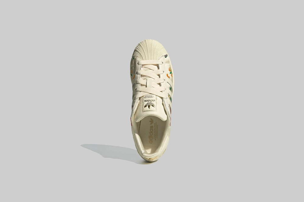 Elastic Ankle Women's adidas Superstar II 'Floral Embroidery'