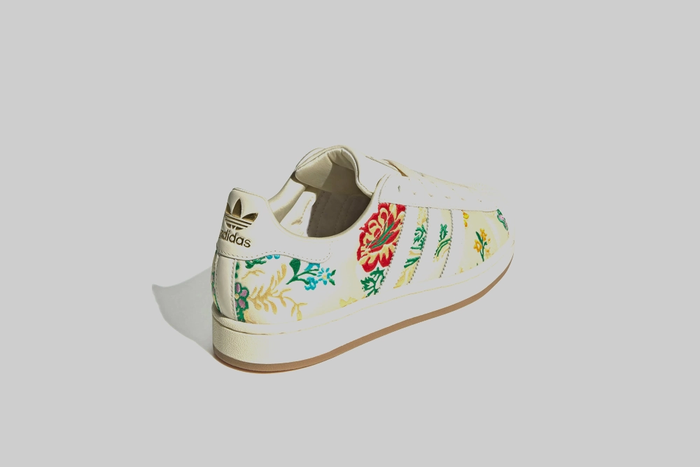 Women's adidas Superstar II 'Floral Embroidery' Everyday Classic