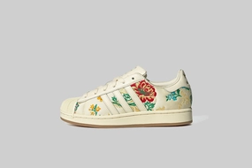 Women's adidas Superstar II 'Floral Embroidery' Built-In Lining