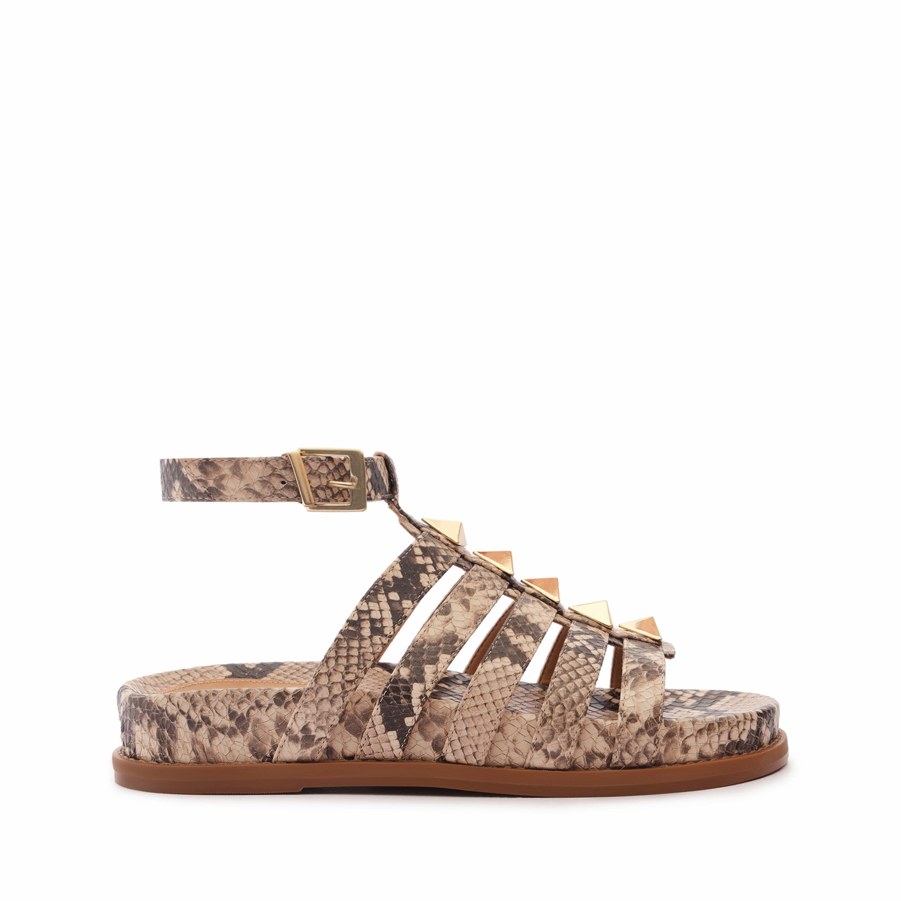 High Heel Kyrie Sporty Leather Sandal
