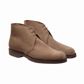Music Festival Chukka 4 Taupe Reverse Butt Suede
