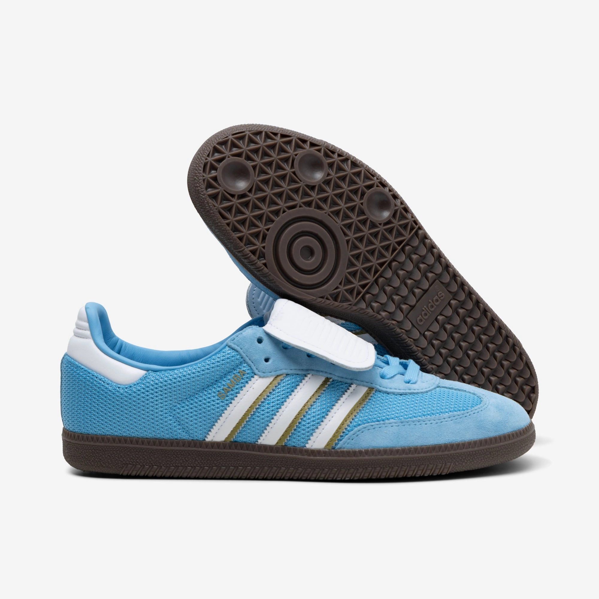 Anti Abrasion adidas Originals Samba LT Semi Blue Burst / Ftwr White - Gum