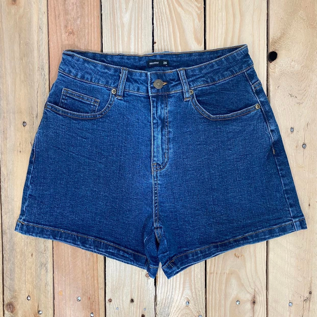 Ladies Denim Shorts Temperature Regulating Fabric