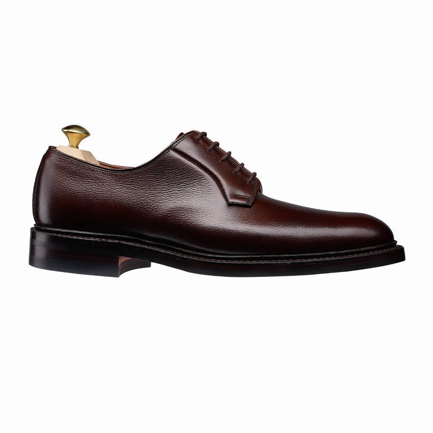 Lamont 2 Dark Brown Pebble Grain Lightweight Business Fit Stylish Design