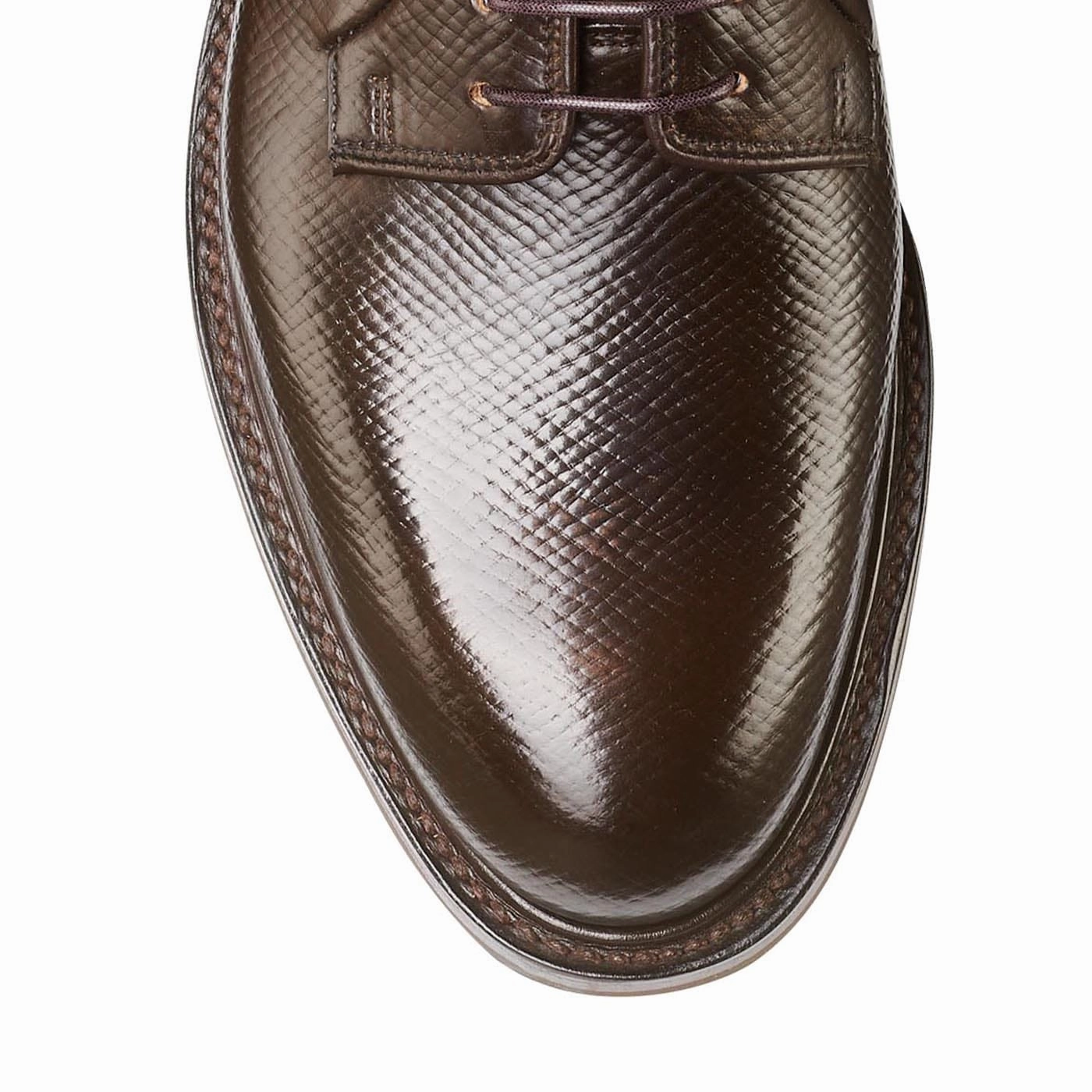 Balanced Comfort Lanark 5 Dark Brown Hatch Grain Cordovan
