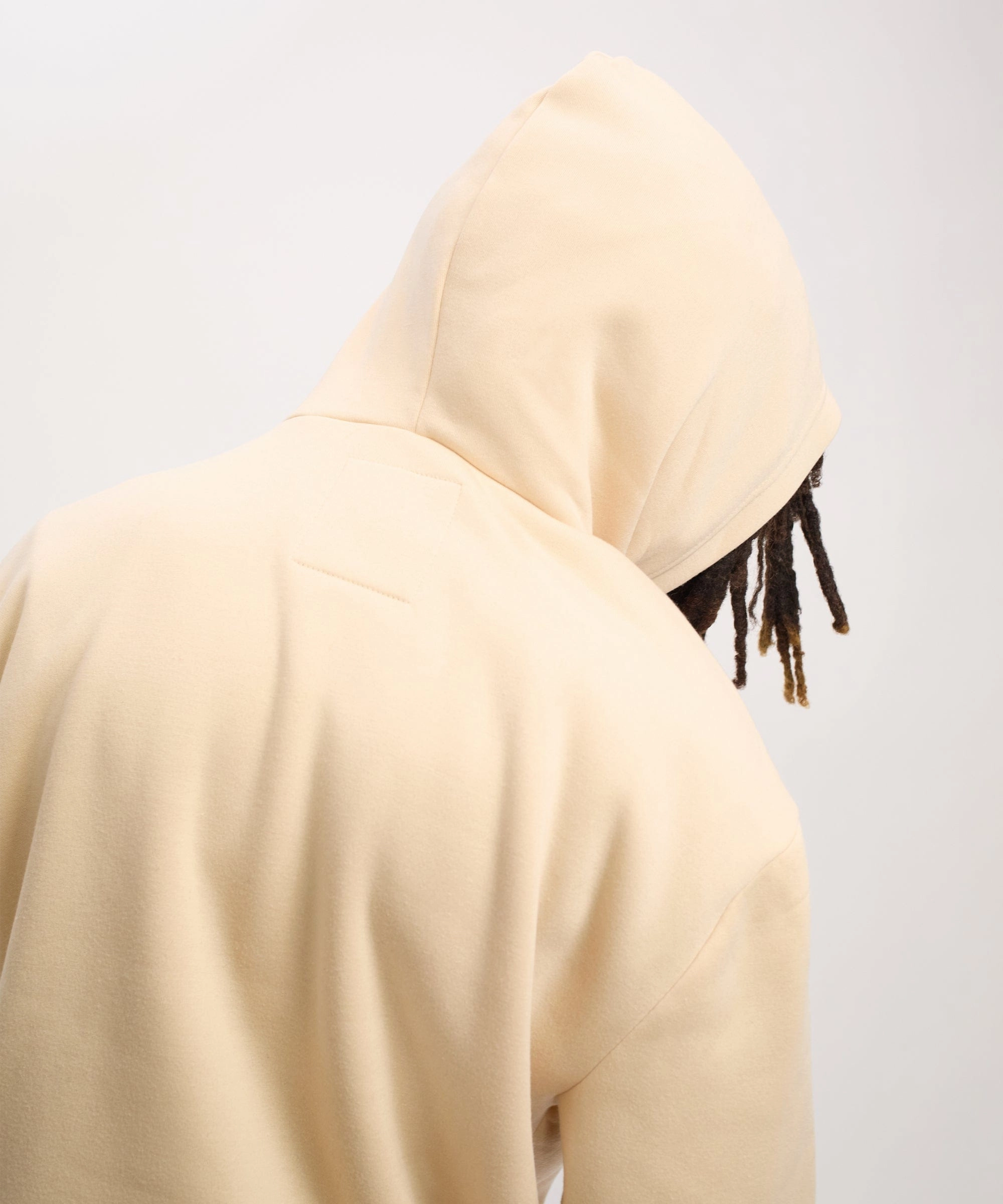 Scarface Say Hello Embroidered Patch Hoodie - Khaki Low Profile Collar