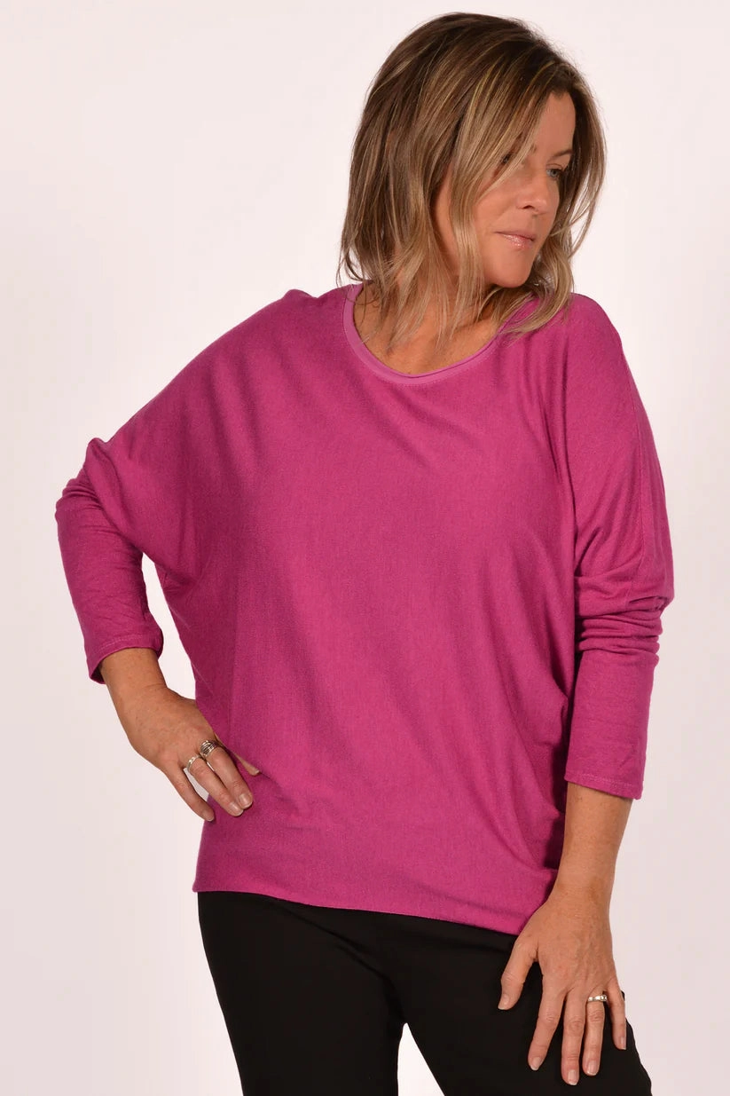 Boatneck Top High Collar Protection Design ZipperedPockets