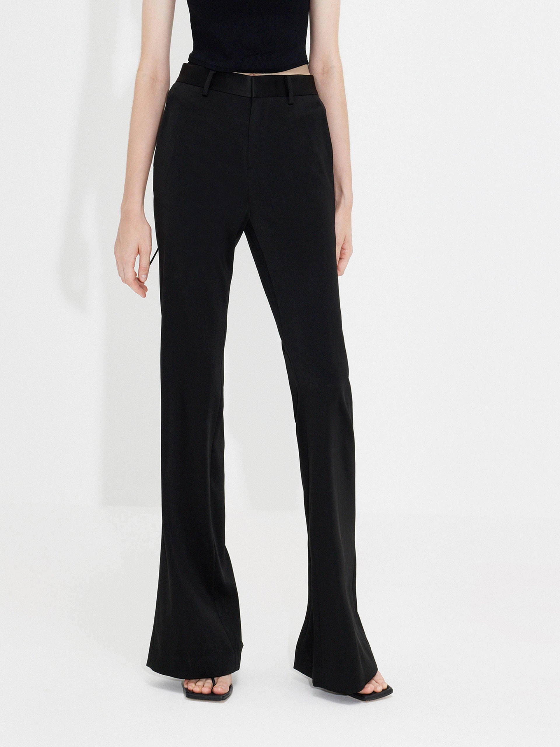 SecureCargoPockets Back Slit Suit Pants
