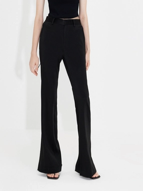 Back Slit Suit Pants Stretch Fit Hiking Gear