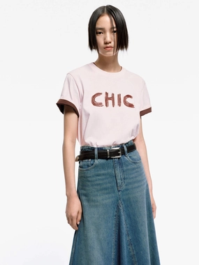 Graffiti CHIC Cotton T-shirt Casual and Soft Comfort Style